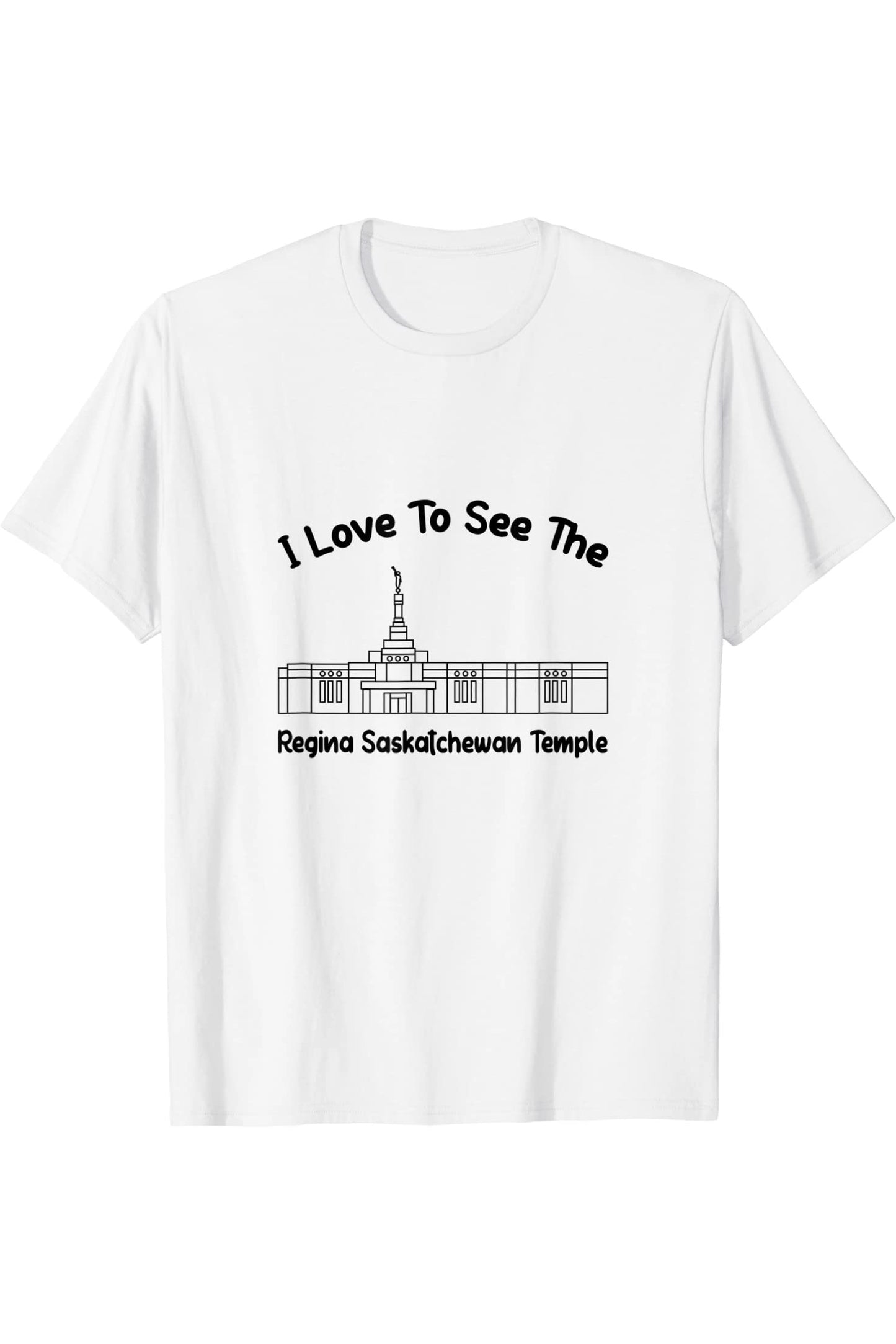 Regina Saskatchewan Temple T-Shirt - Primary Style (English) US