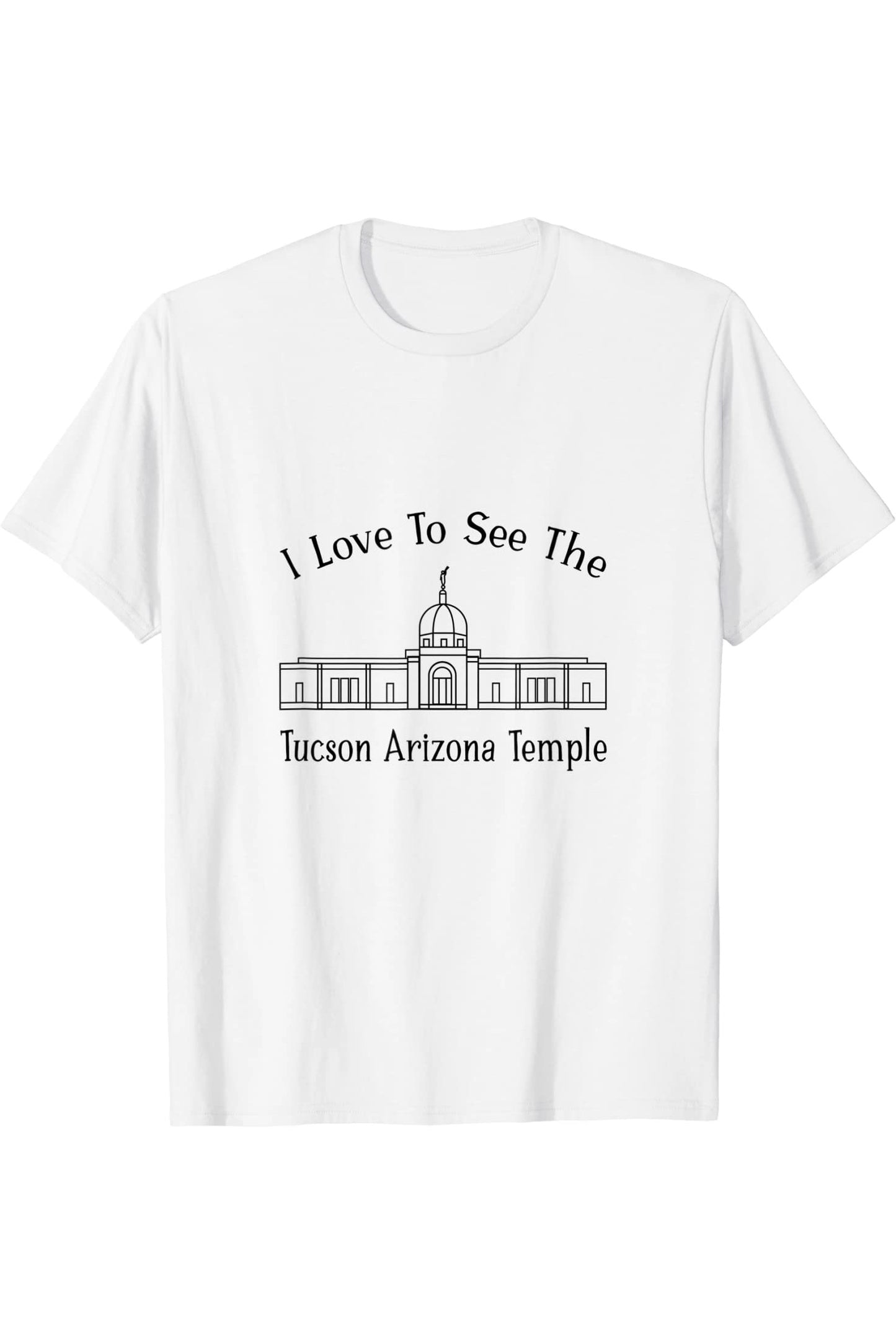Tucson Arizona Temple T-Shirt - Happy Style (English) US