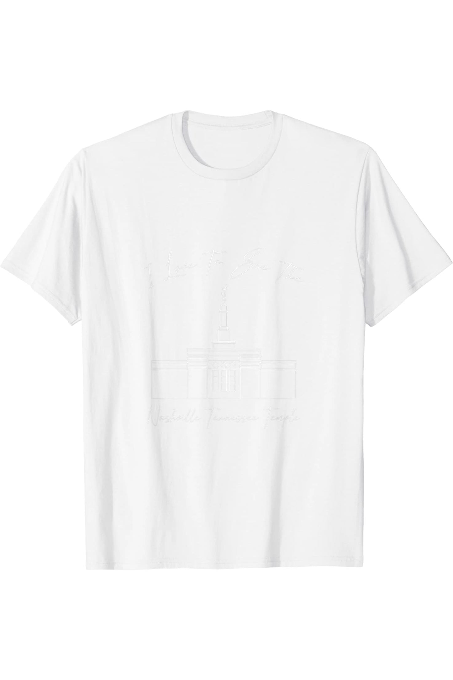 Nashville Tennessee Temple T-Shirt - Style (English) US