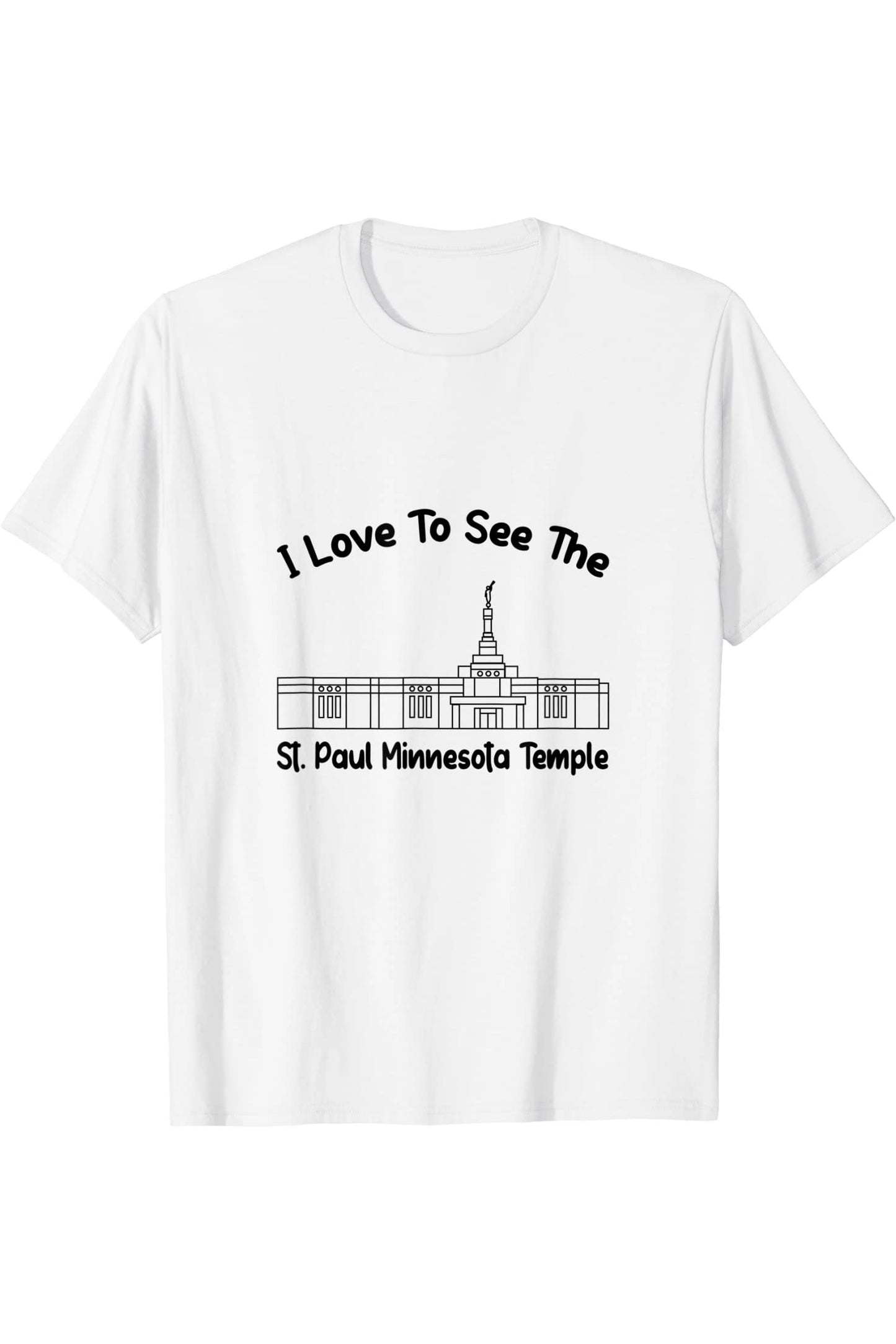 St Paul Minnesota Temple T-Shirt - Primary Style (English) US