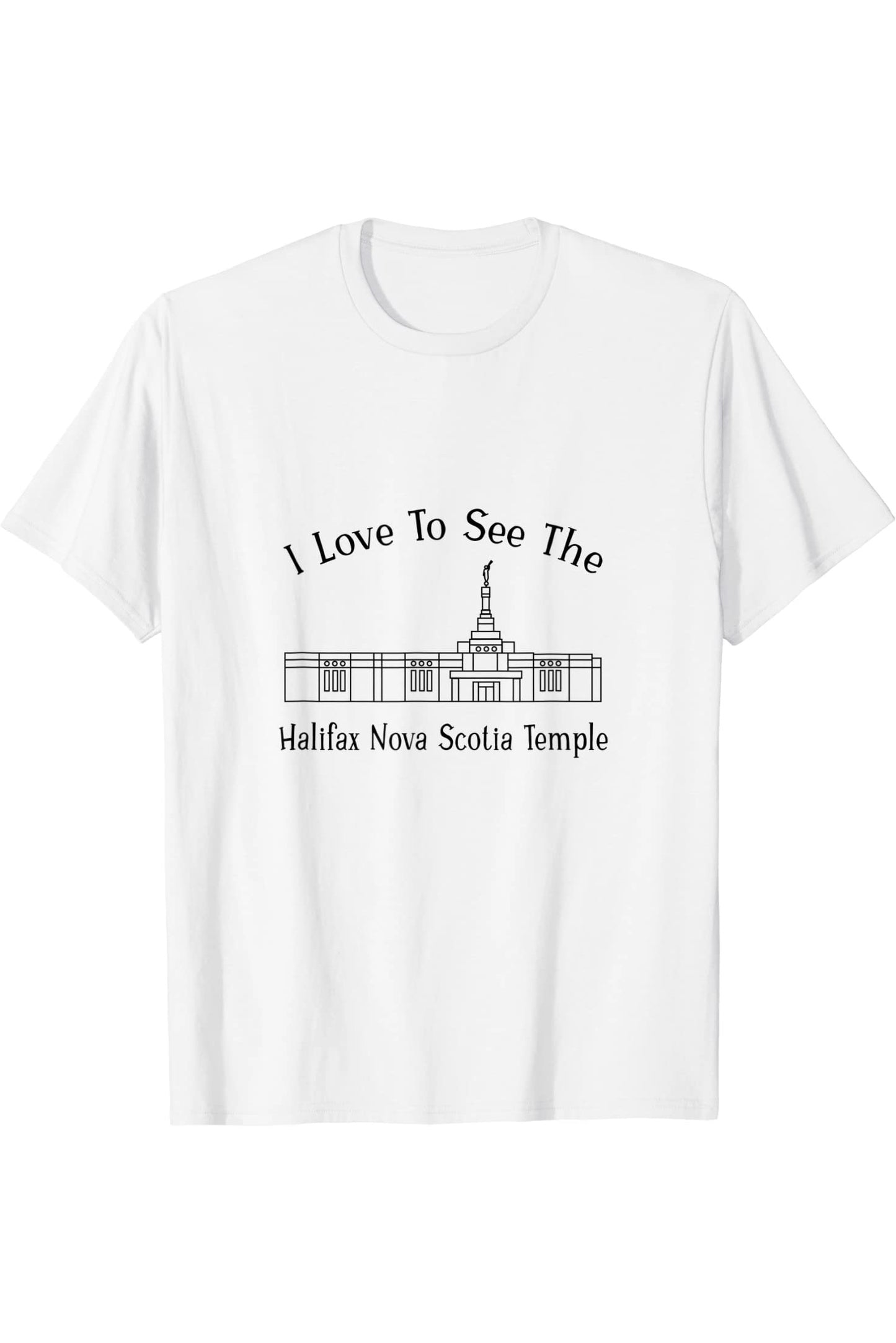 Halifax Nova Scotia Temple T-Shirt - Happy Style (English) US