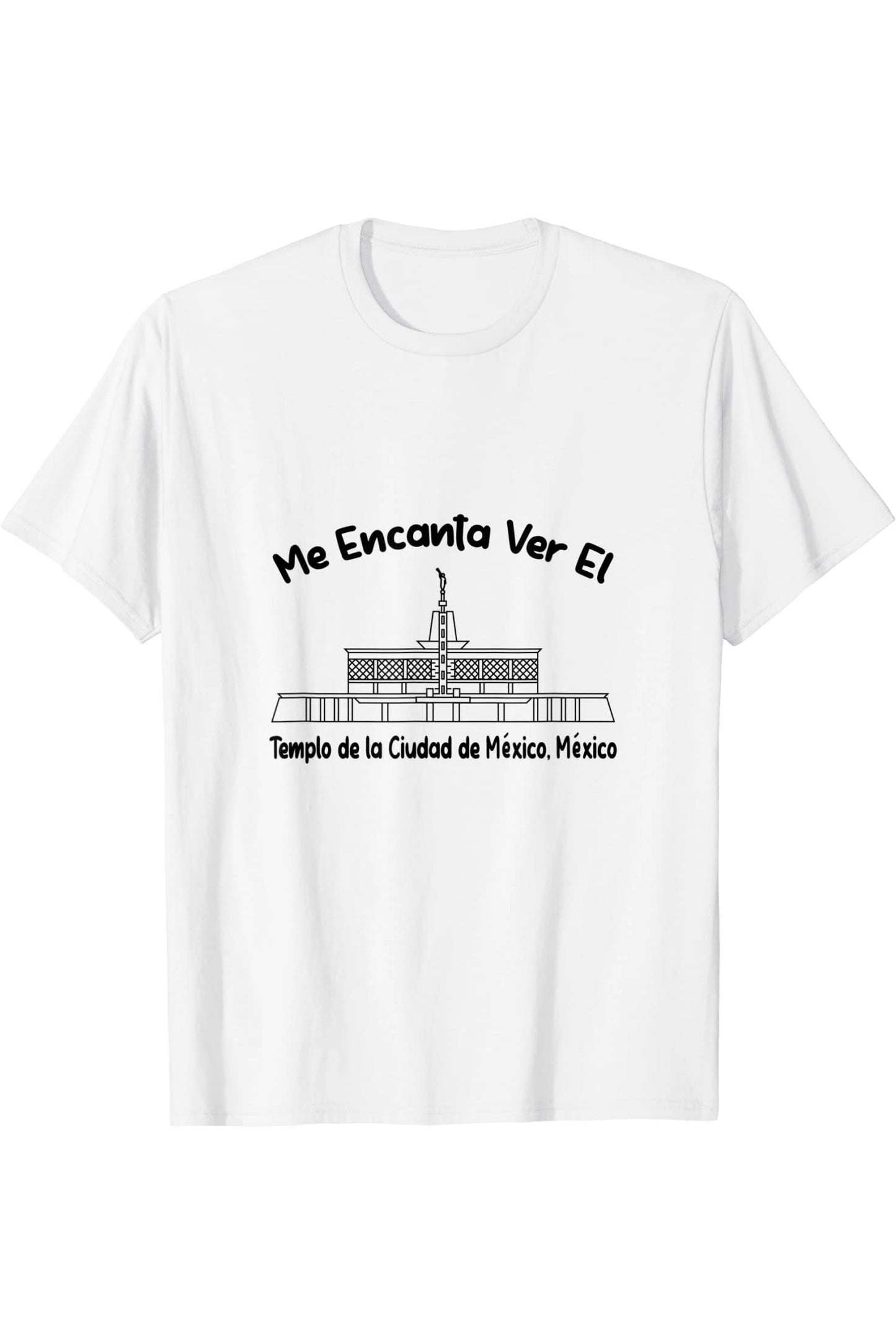 Mexico City Mexico Temple T-Shirt - Primary Style (Spanish) US