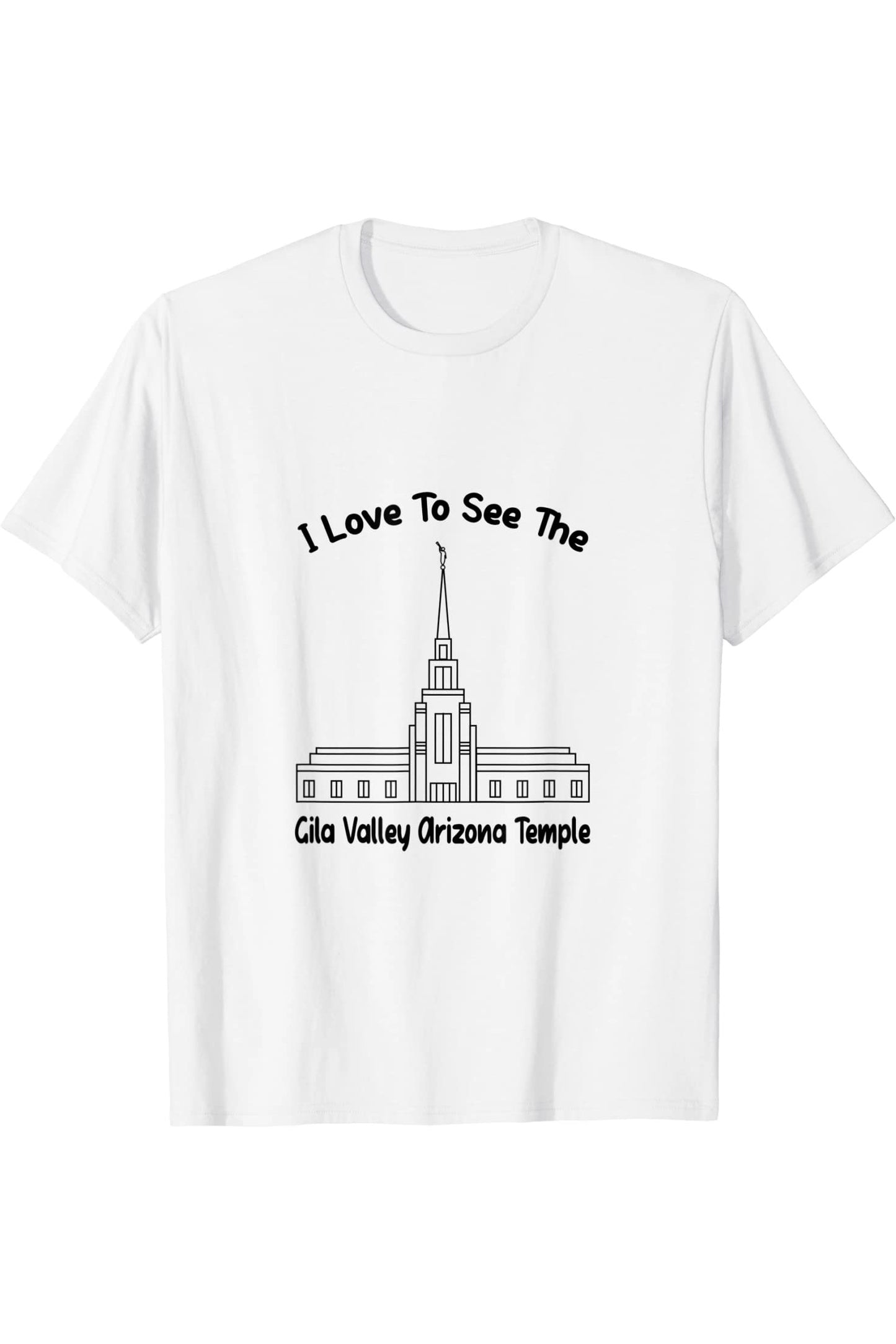 Gila Valley Arizona Temple T-Shirt - Primary Style (English) US