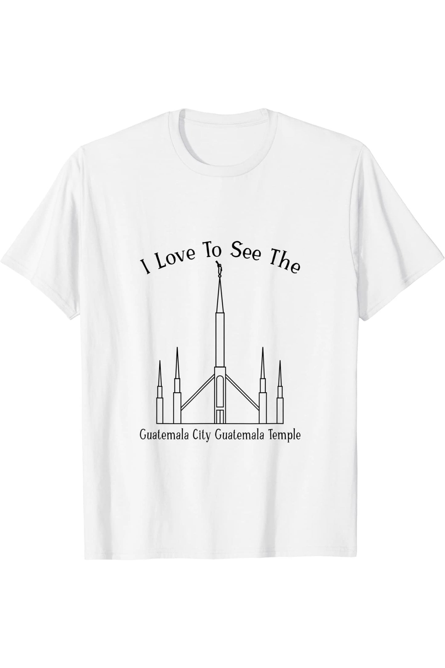 Guatemala City Guatemala Temple T-Shirt - Happy Style (English) US