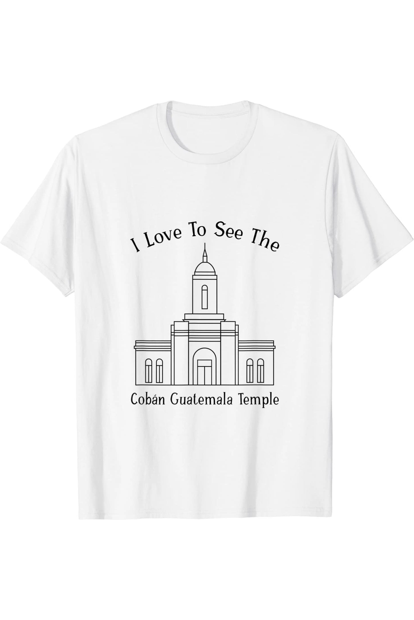 Coban Guatemala Temple T-Shirt - Happy Style (English) US