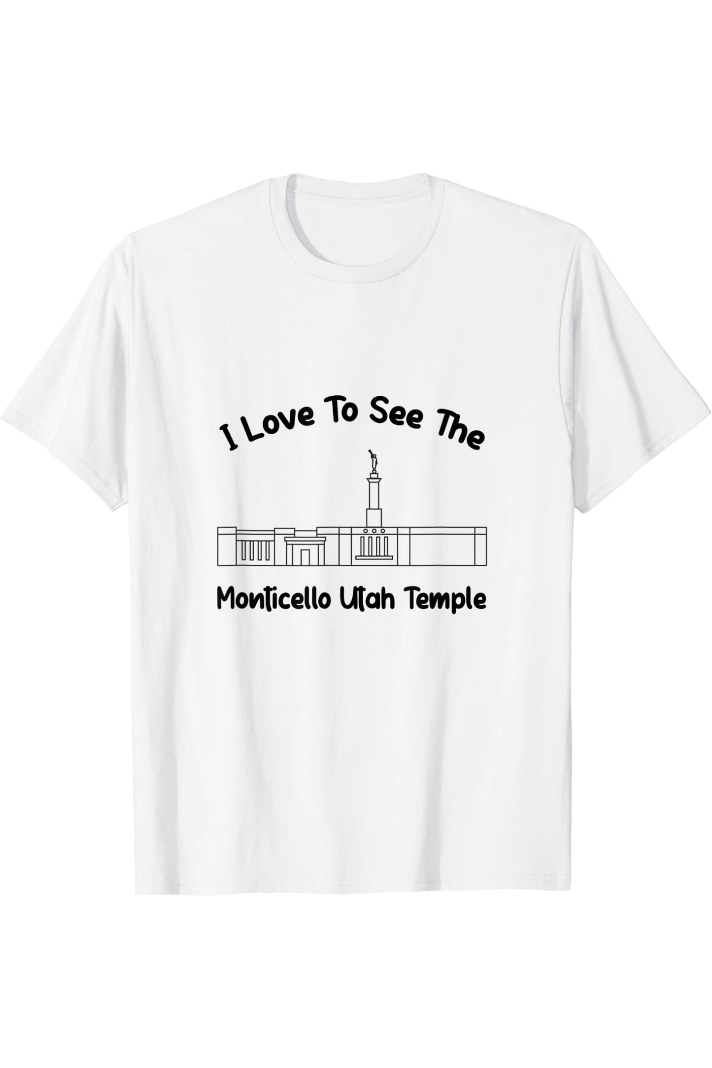 Monticello Utah Temple T-Shirt - Primary Style (English) US