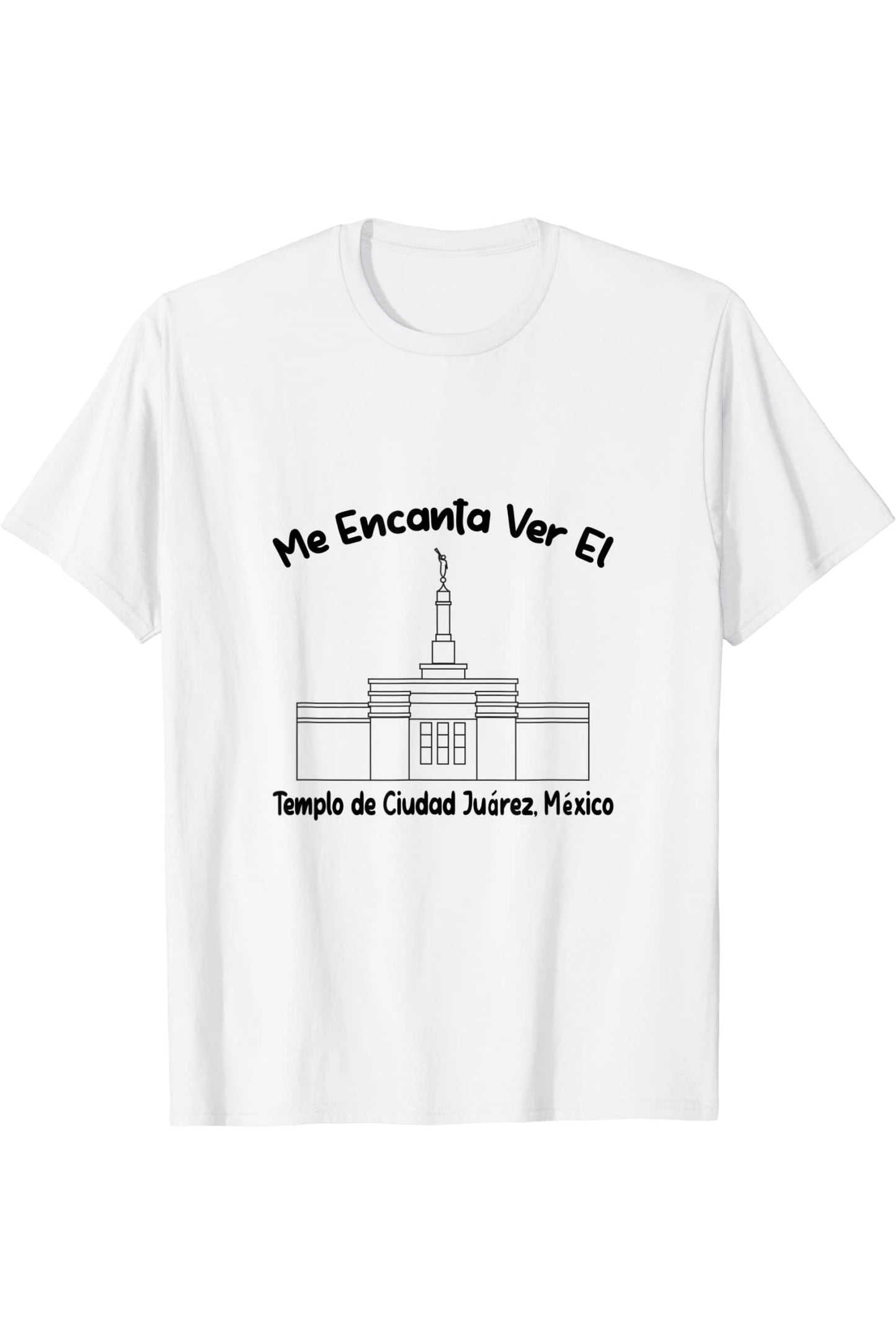 Ciudad Juarez Mexico Temple T-Shirt - Primary Style (Spanish) US