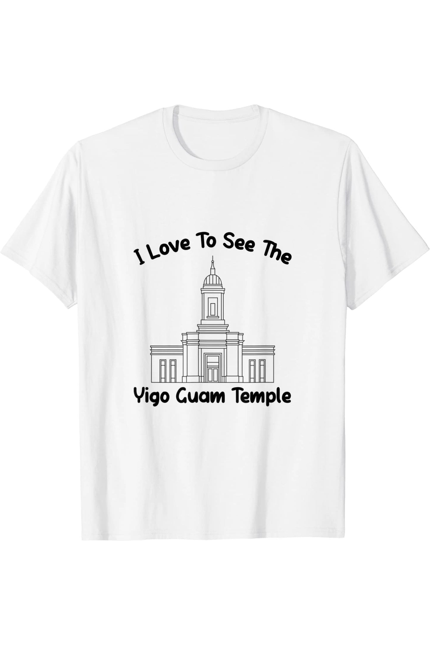 Yigo Guam Temple T-Shirt - Primary Style (English) US