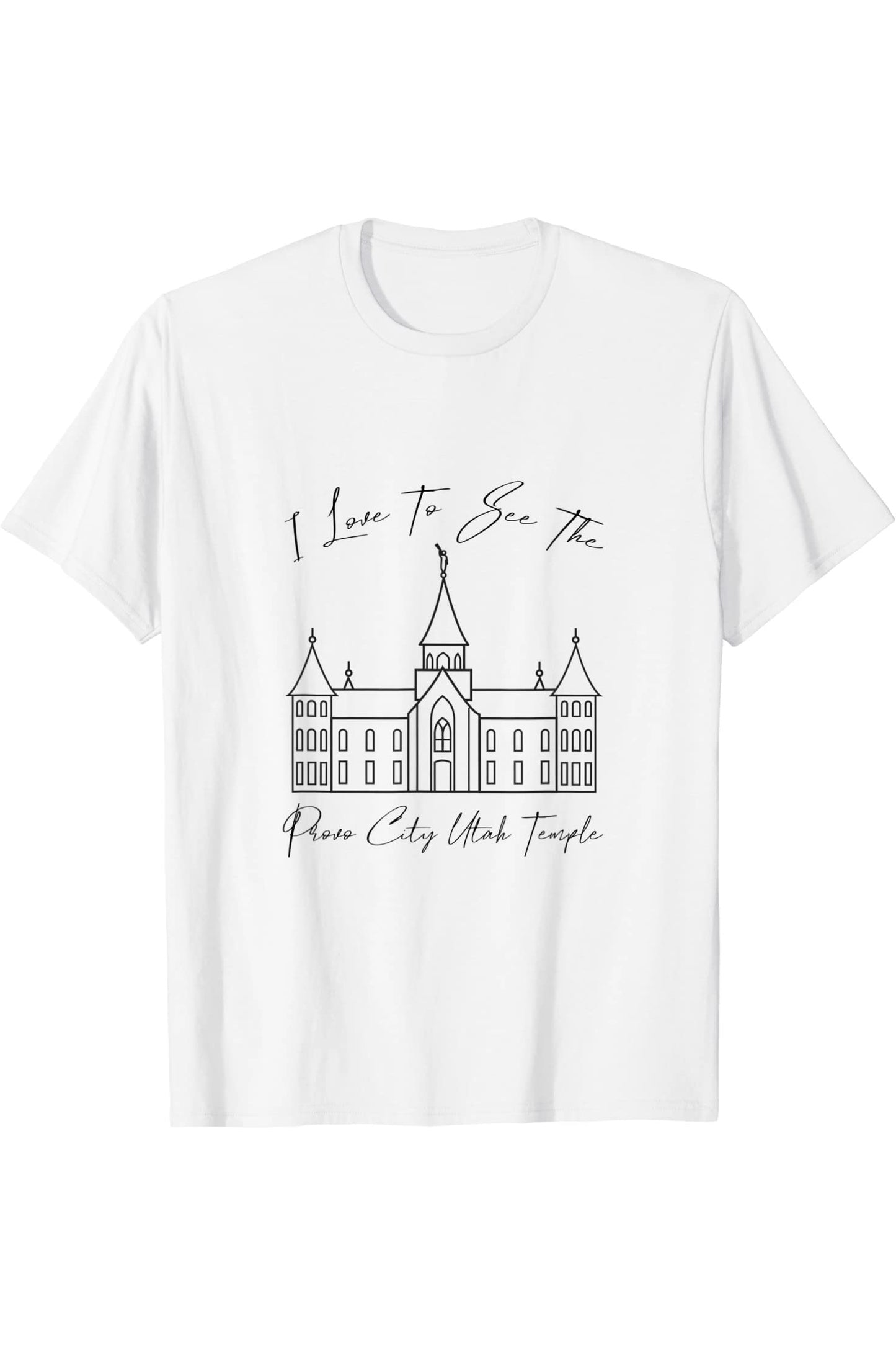 Provo City Center Utah Temple T-Shirt - Style (English) US