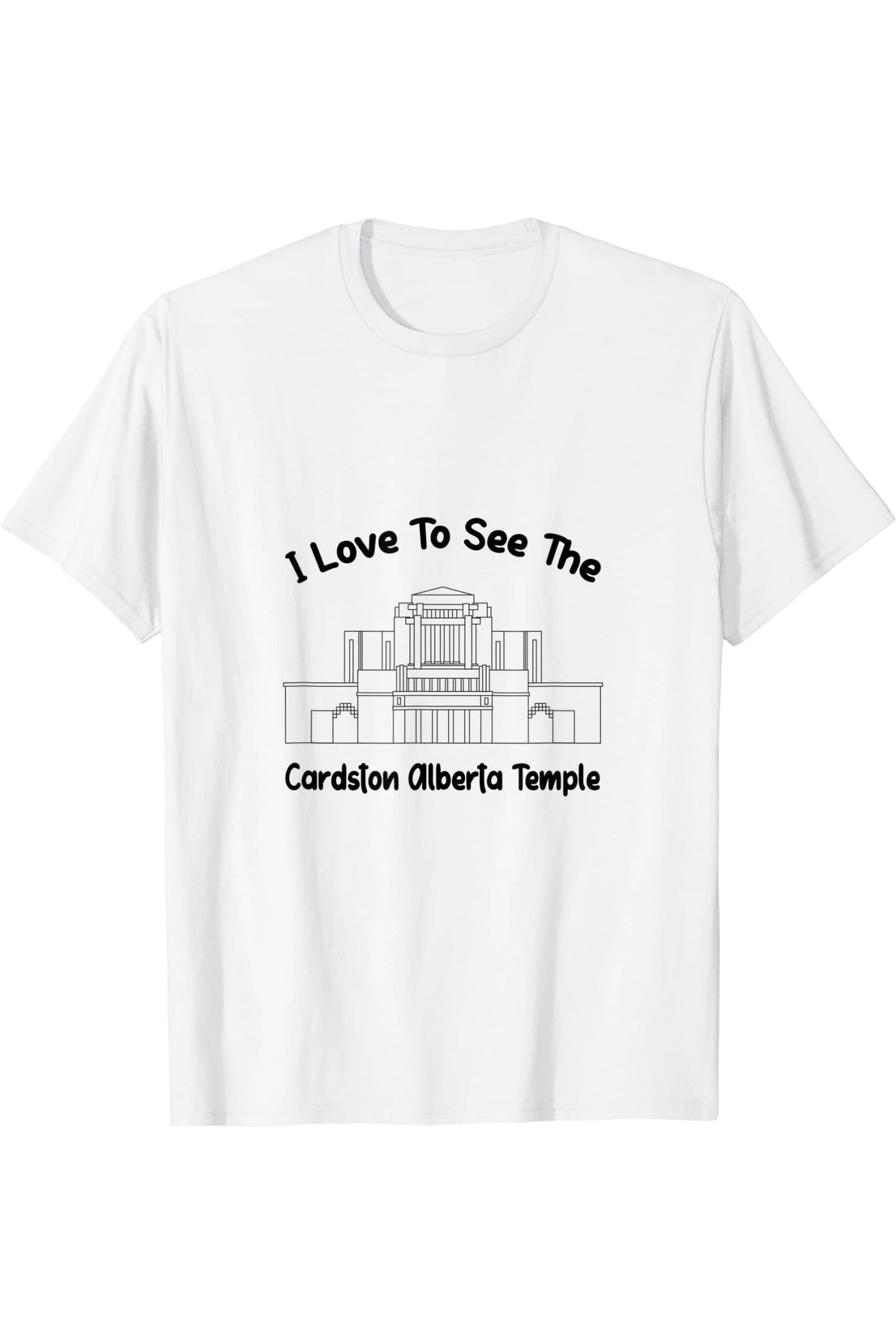Cardston Alberta Temple T-Shirt - Primary Style (English) US