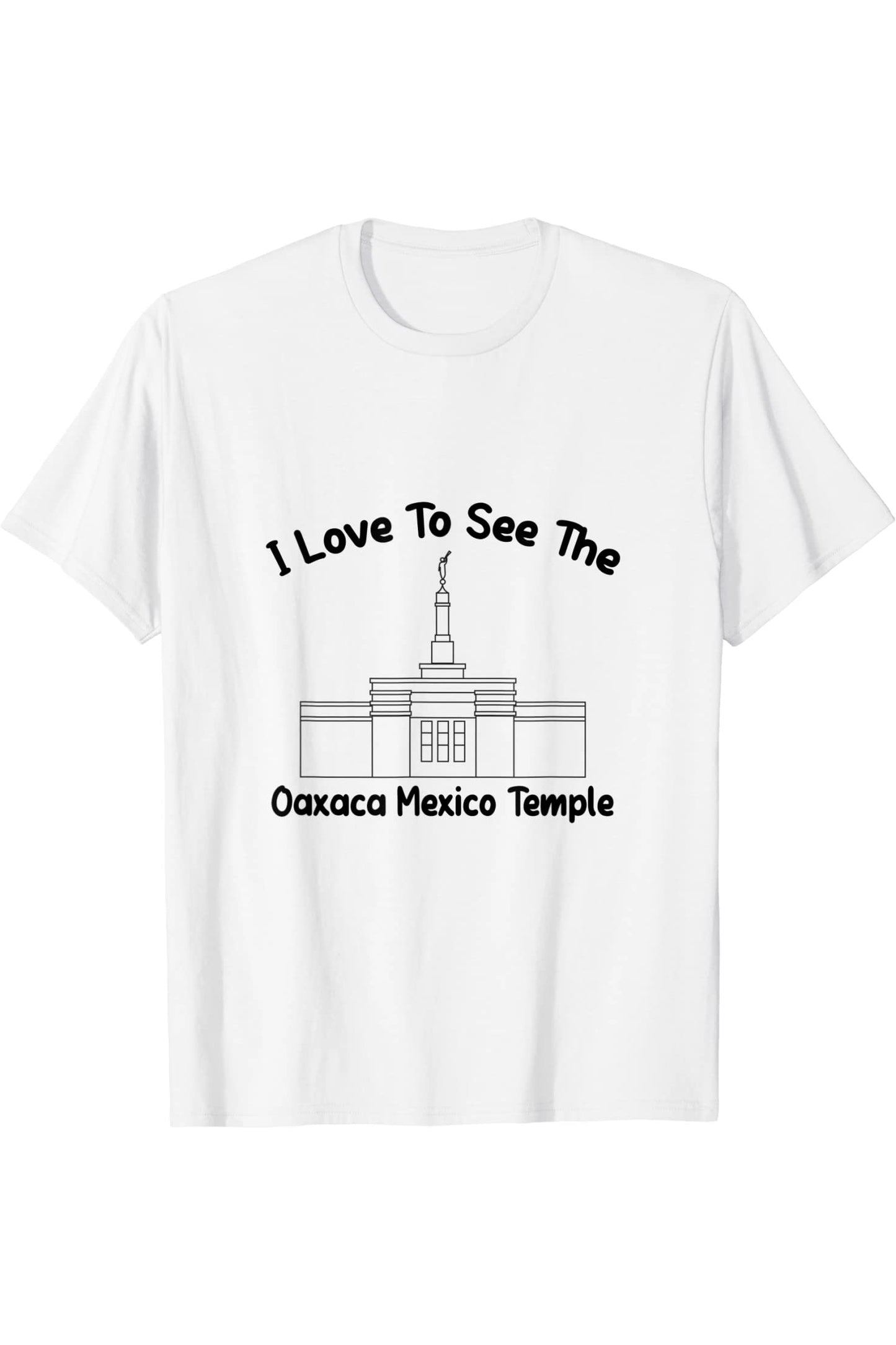 Oaxaca Mexico Temple T-Shirt - Primary Style (English) US