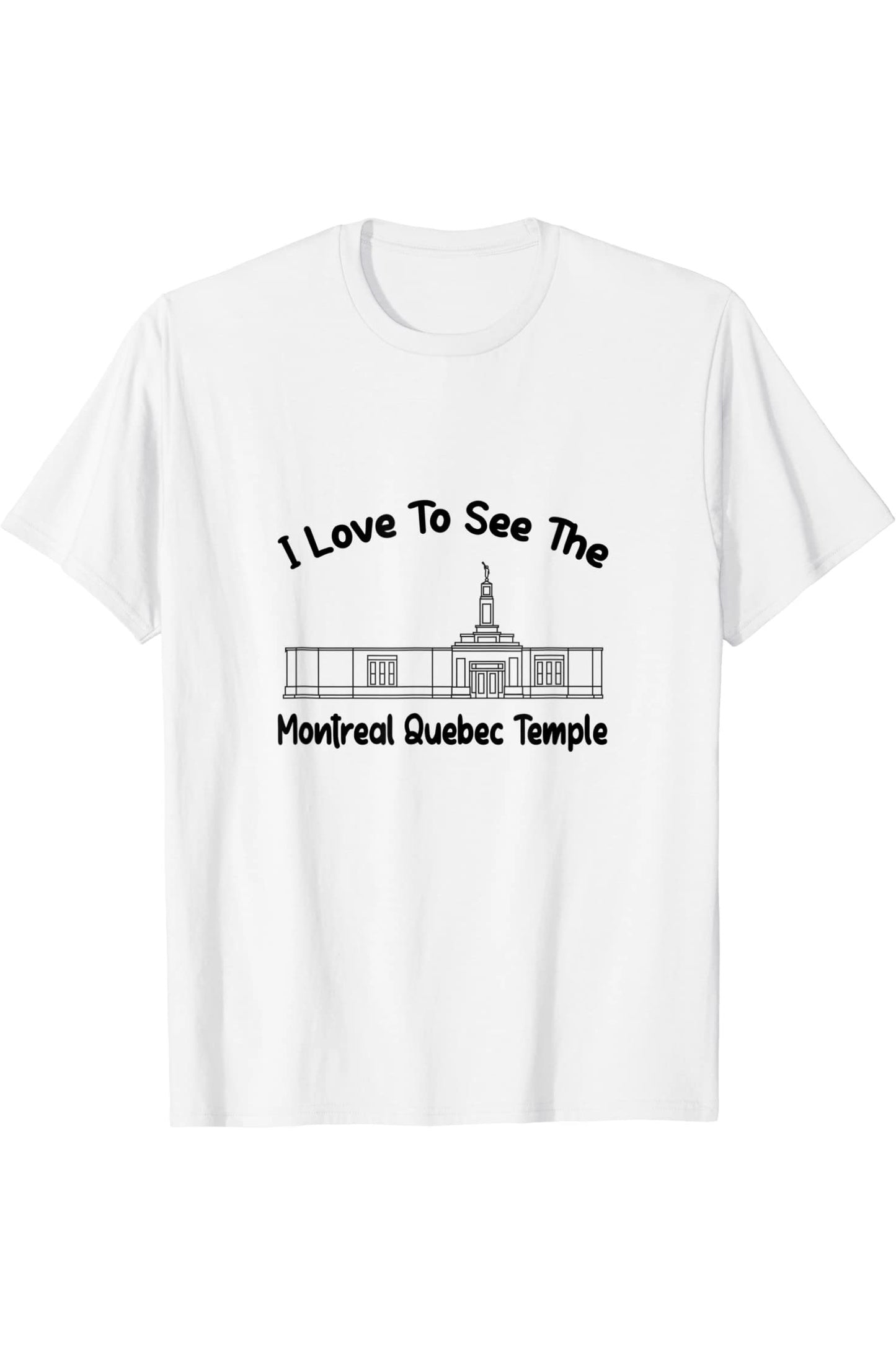 Montreal Quebec Temple T-Shirt - Primary Style (English) US