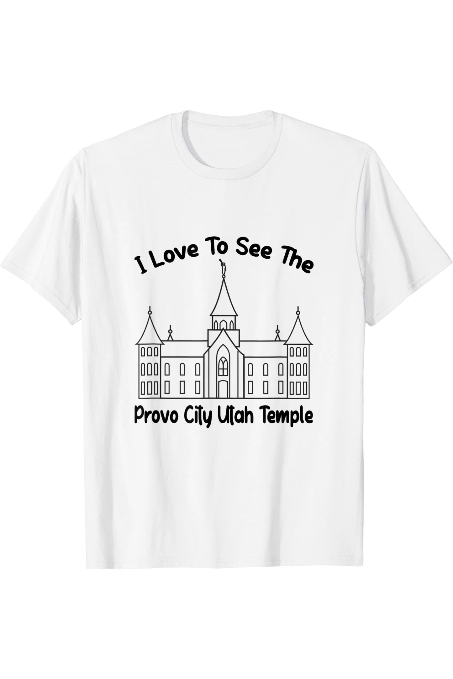 Provo City Center Utah Temple T-Shirt - Style (English) US