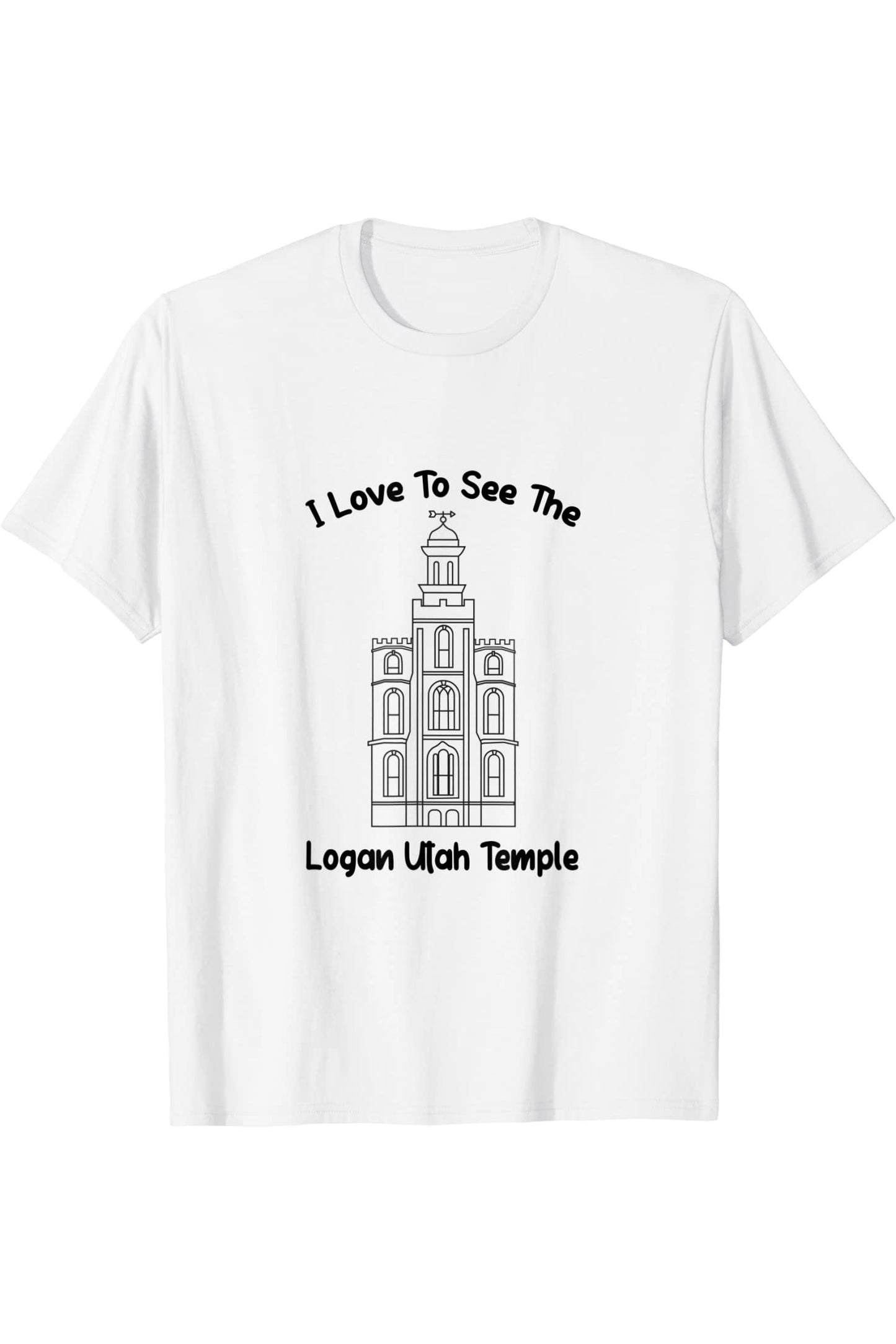 Logan Utah Temple T-Shirt - Primary Style (English) US