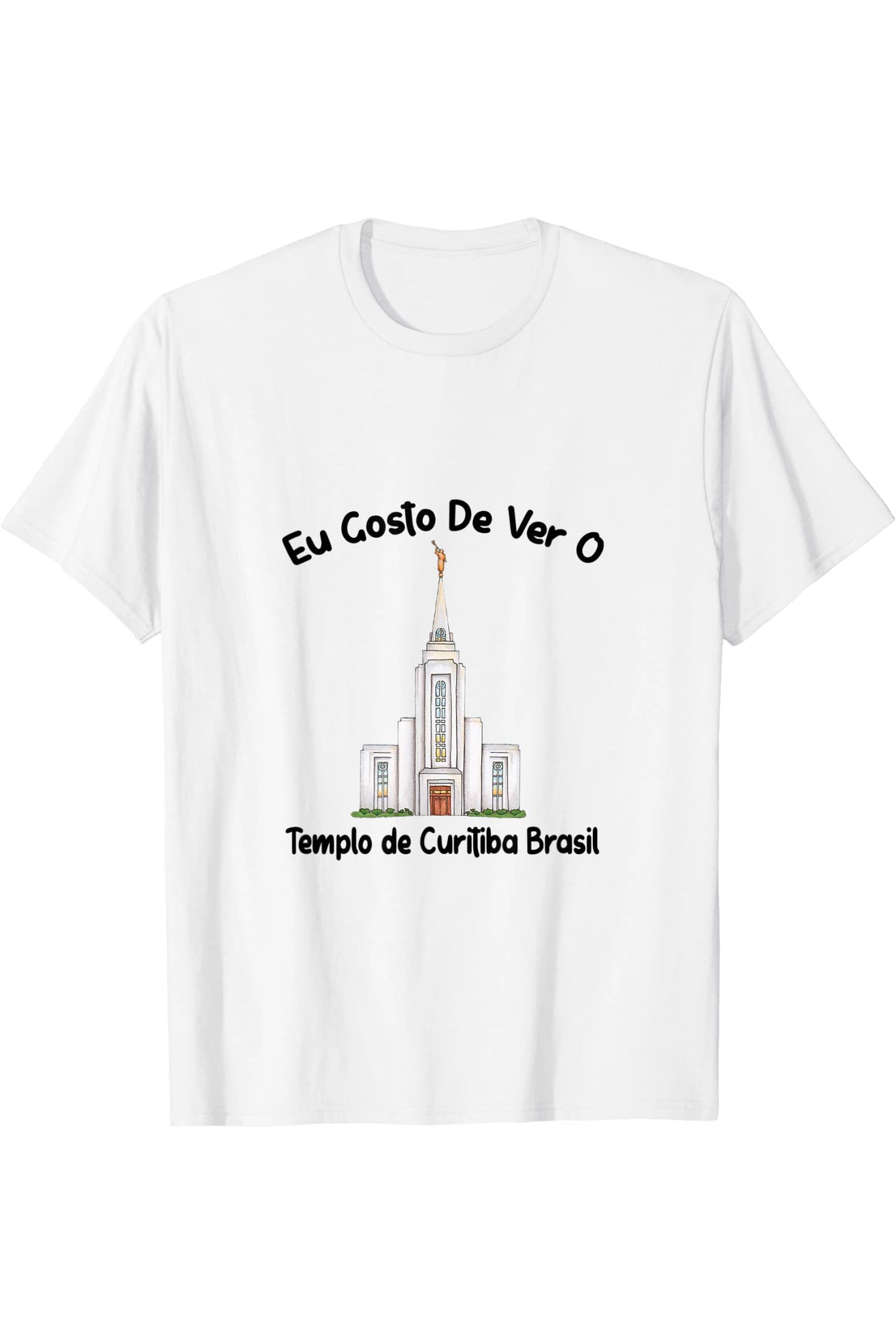 Templo de Manaus Brasil T-Shirt - Primary Style (Portuguese) US