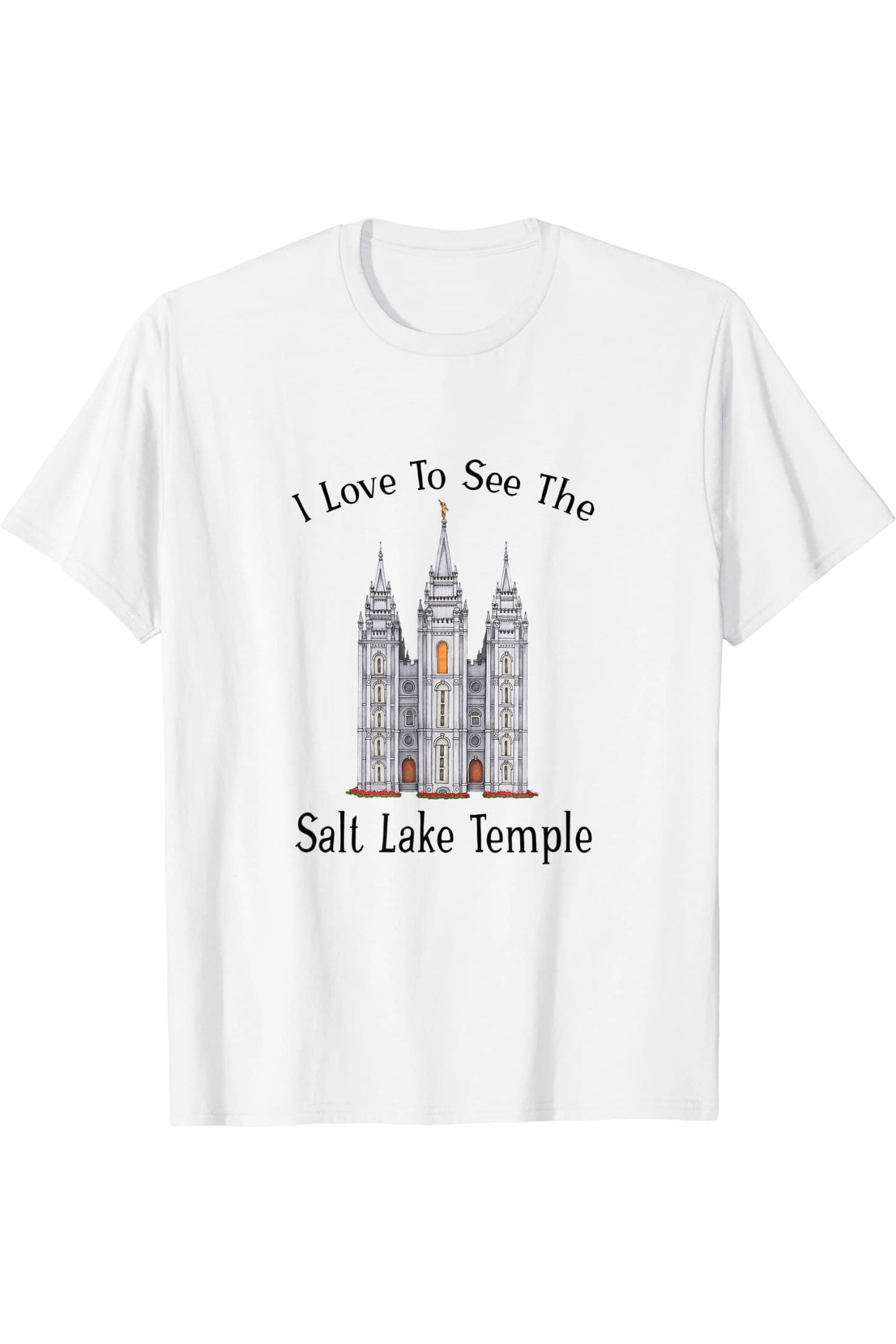 Salt Lake Temple T-Shirt - Happy Style (English) US