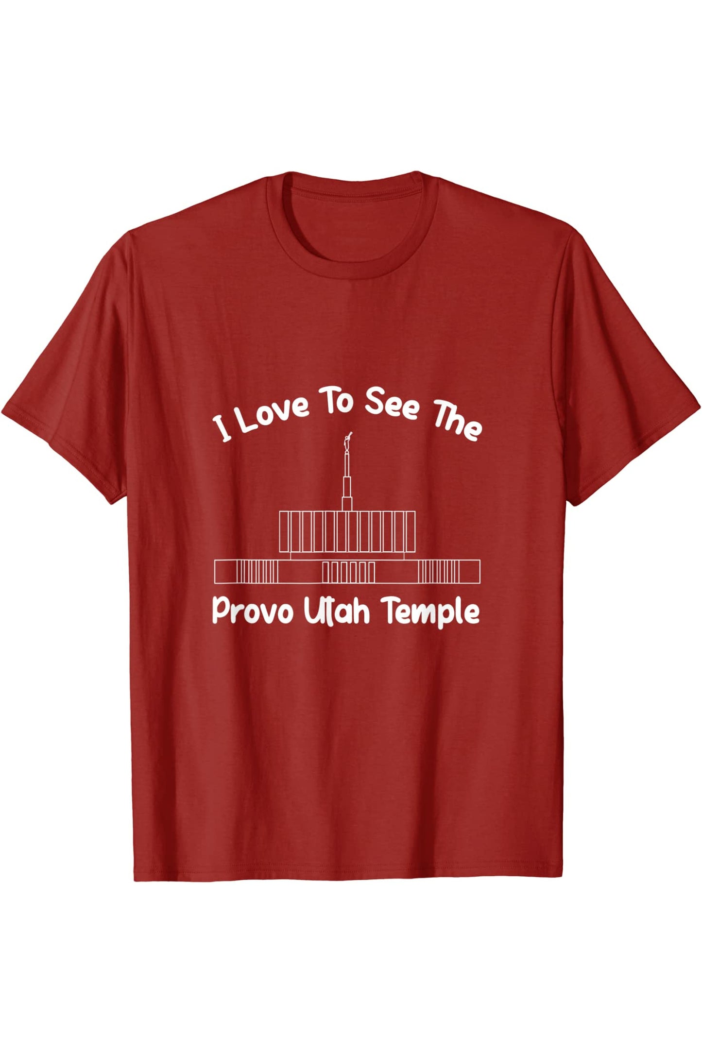Provo Utah Temple T-Shirt - Primary Style (English) US
