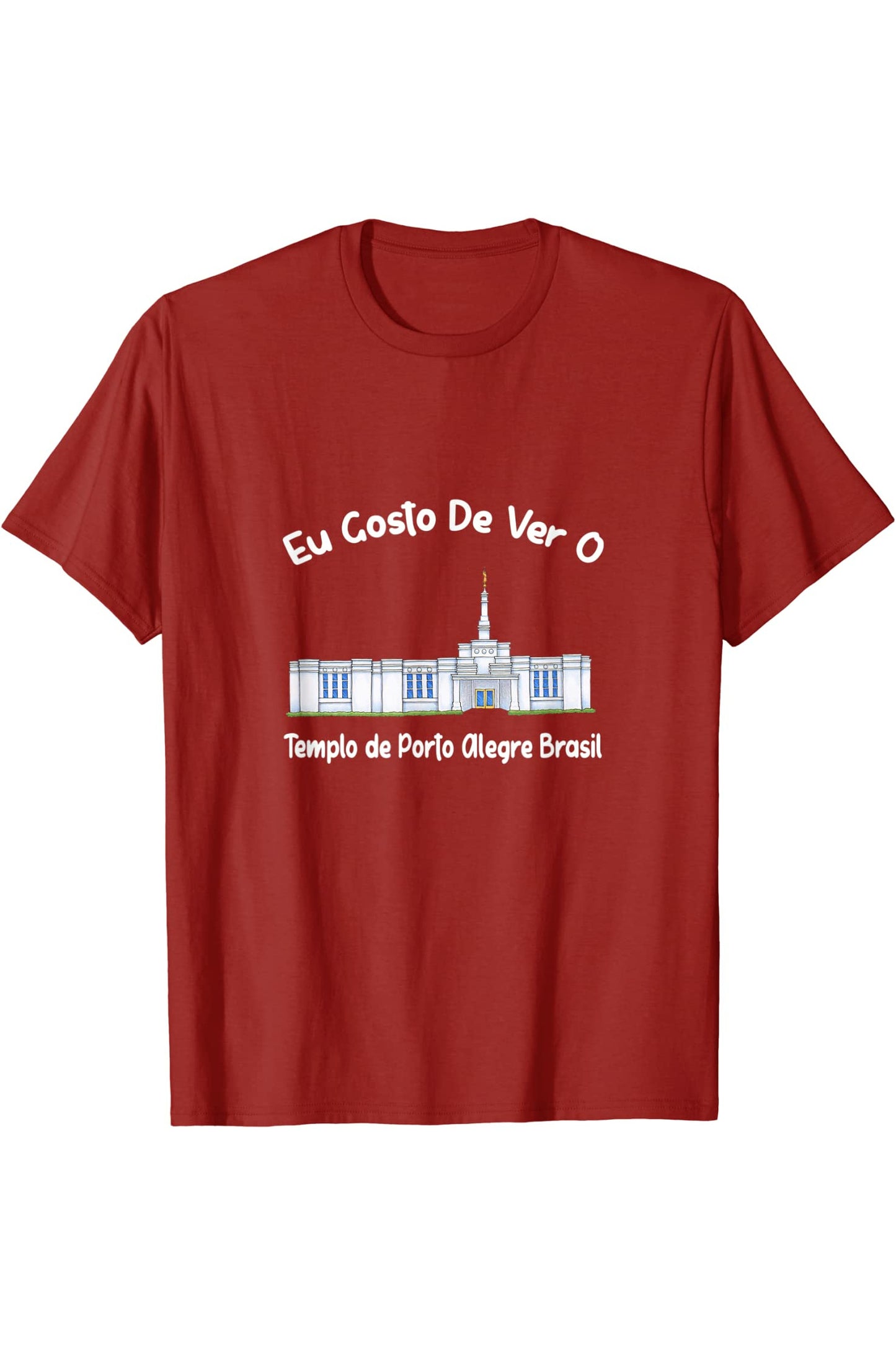 Templo de Manaus Brasil T-Shirt - Primary Style (Portuguese) US