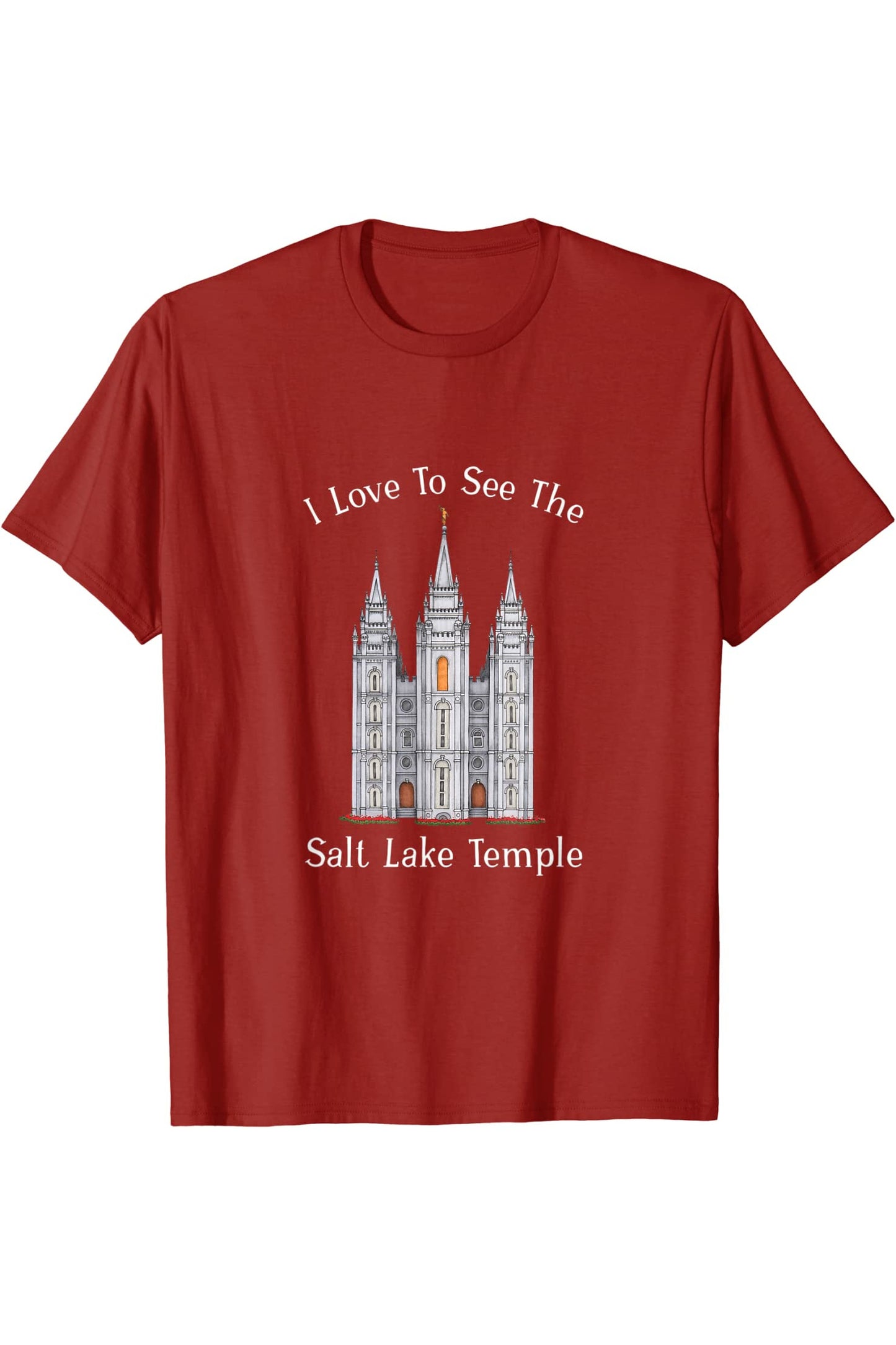 Salt Lake Temple T-Shirt - Happy Style (English) US