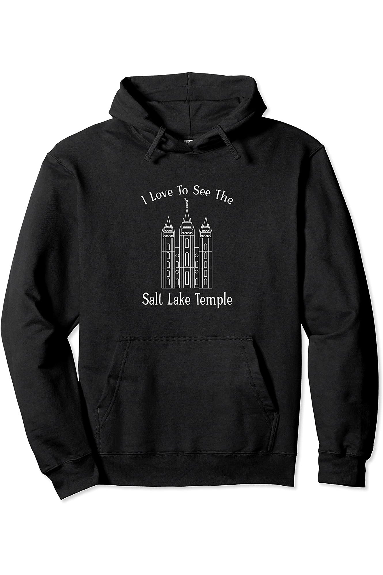 Salt Lake Temple, I love to see my temple, happy Hoodie