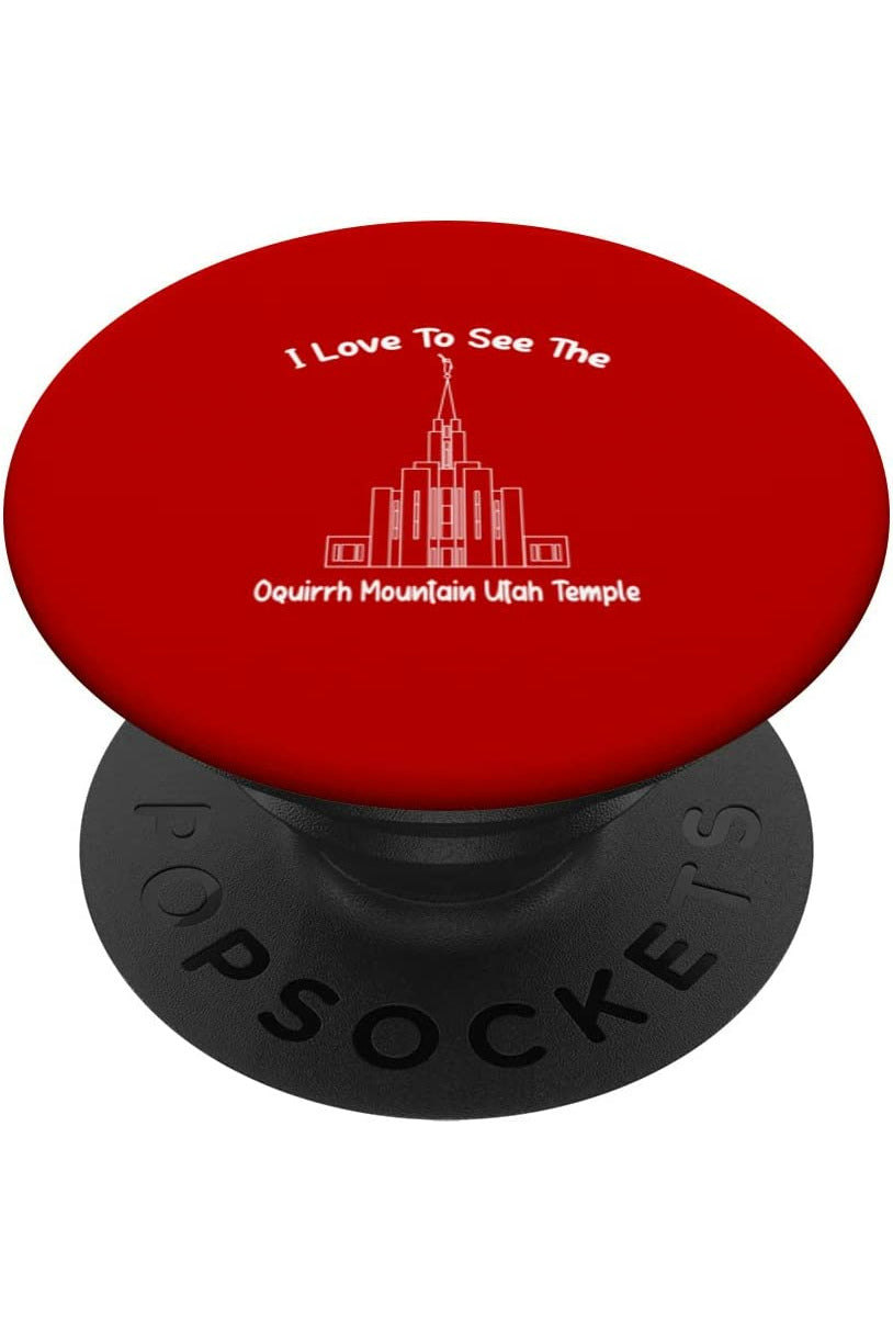 Oquirrh Mountain Utah Temple PopSockets Grip - Primary Style (English) US