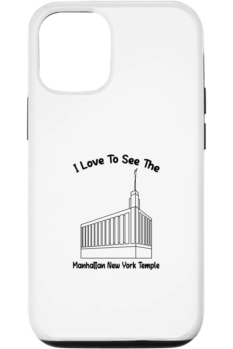 Manhattan New York Temple Apple iPhone Cases - Primary Style (English) US