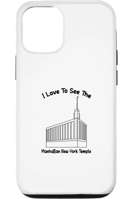 Manhattan New York Temple Apple iPhone Cases - Primary Style (English) US