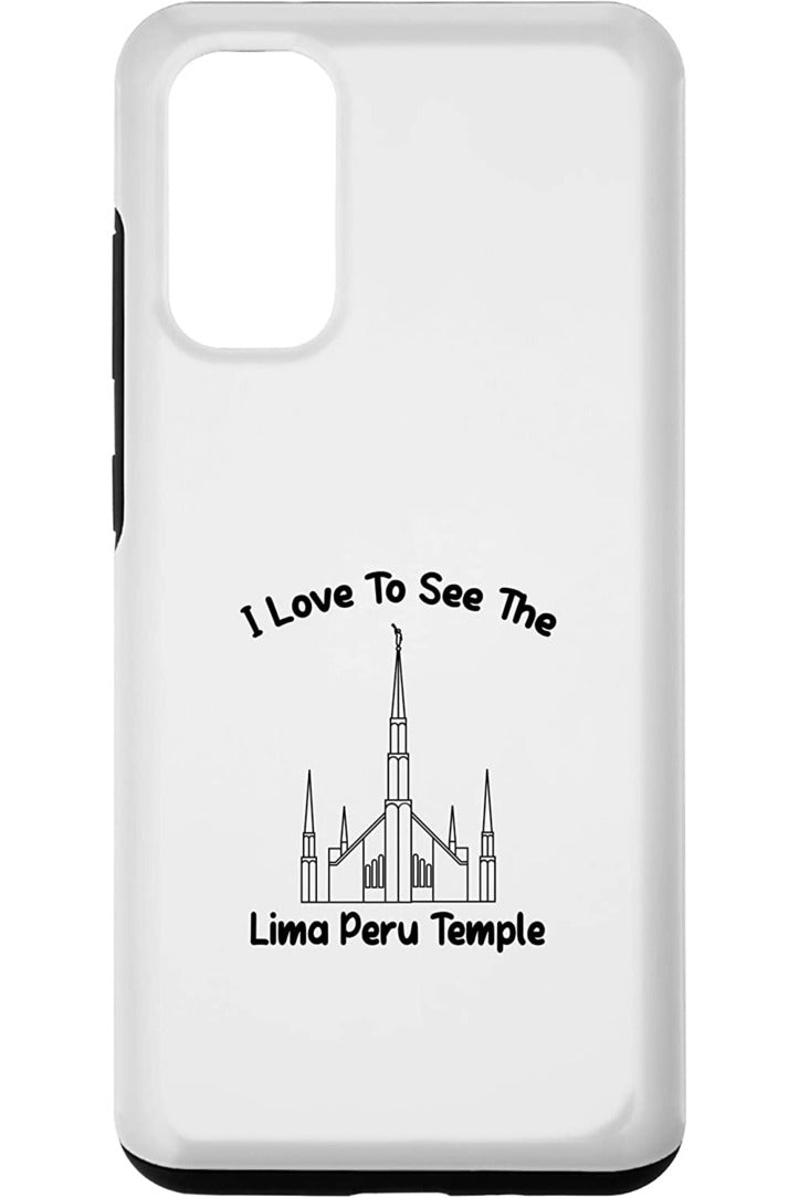 Lima Peru Temple Samsung Phone Cases - Primary Style (English) US