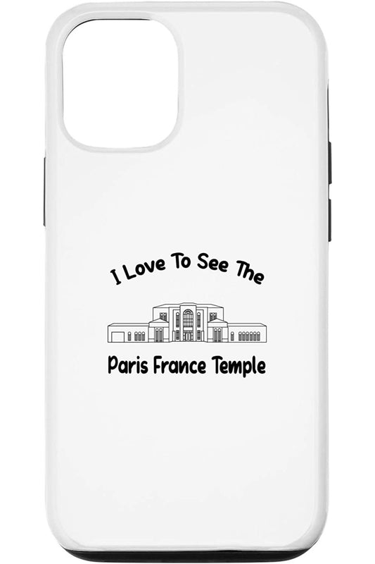 Paris France Temple Apple iPhone Cases - Primary Style (English) US