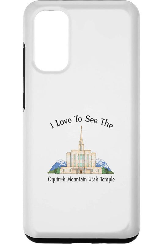 Oquirrh Mountain Utah Temple Samsung Phone Cases - Happy Style (English) US