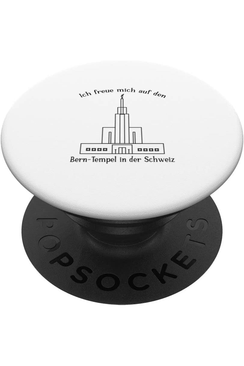 Bern Switzerland Temple, I love to see my temple (German) PopSocket