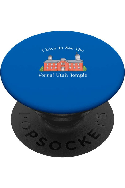 Vernal Utah Temple PopSockets Grip - Happy Style (English) US