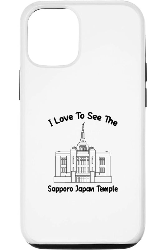 Sapporo Japan Temple Apple iPhone Cases - Primary Style (English) US