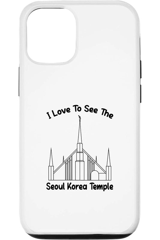 Seoul Korea Temple Apple iPhone Cases - Primary Style (English) US