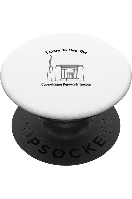 Copenhague Dinamarca Templo, me encanta ver mi templo, primaria PopSocket