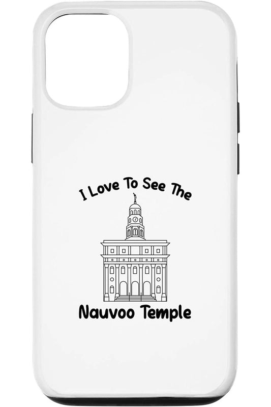 Nauvoo Illinois Temple Apple iPhone Cases - Primary Style (English) US