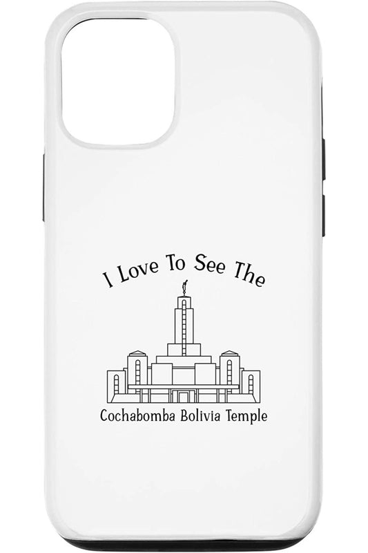 Cochabamba Bolivia Temple Apple iPhone Cases - Happy Style (English) US
