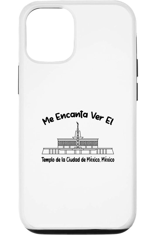 Mexico City Mexico Temple Apple iPhone Cases - Primary Style (Spanish) US