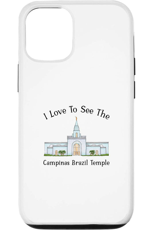 Campinas Brazil Temple Apple iPhone Cases - Happy Style (English) US
