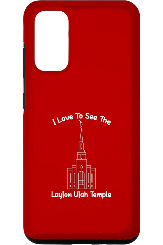 Layton Utah Temple Samsung Phone Cases - Primary Style (English) US