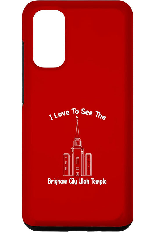 Brigham City Utah Temple Samsung Phone Cases - Primary Style (English) US