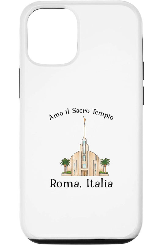 Rome Italy Temple Apple iPhone Cases - Happy Style (Italian) US