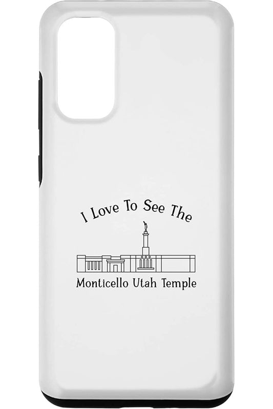 Monticello Utah Temple Samsung Phone Cases - Happy Style (English) US