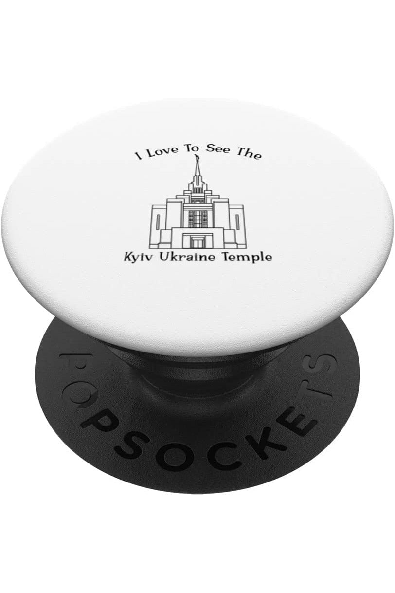 Kyiv Ucraina Temple, amo vedere il mio tempio, felice PopSocket