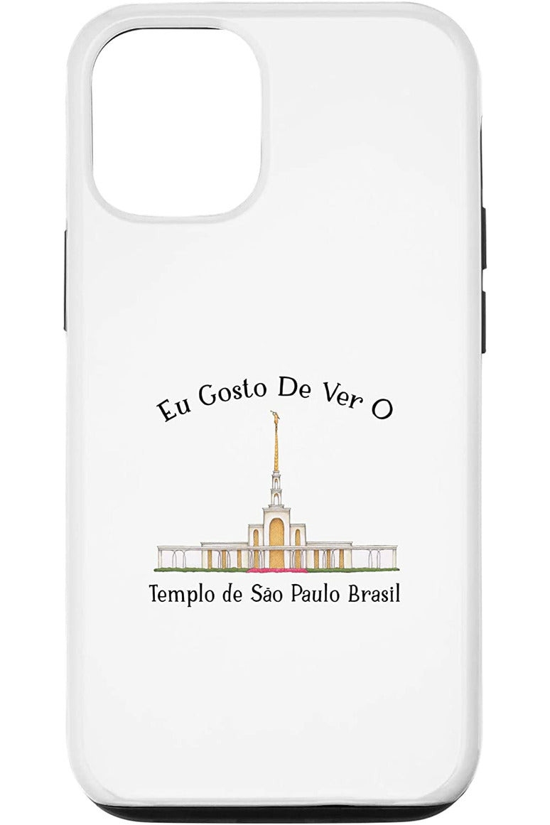 Templo de Manaus Brasil Apple iPhone Cases - Happy Style (Portuguese) US