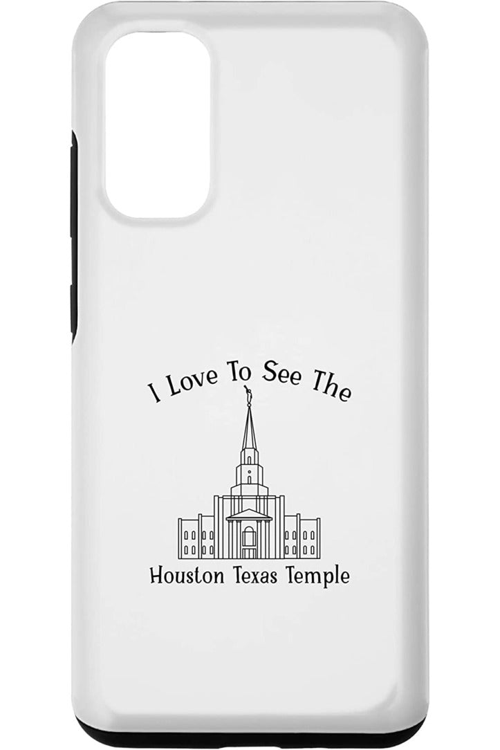 Houston Texas Temple Samsung Phone Cases - Happy Style (English) US