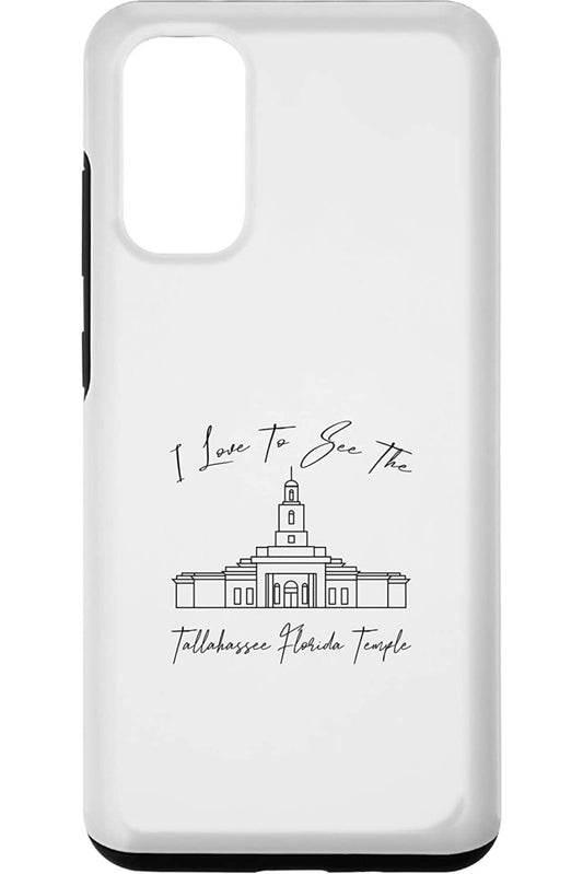 Tallahassee Florida Temple Samsung Phone Cases - Calligraphy Style (English) US
