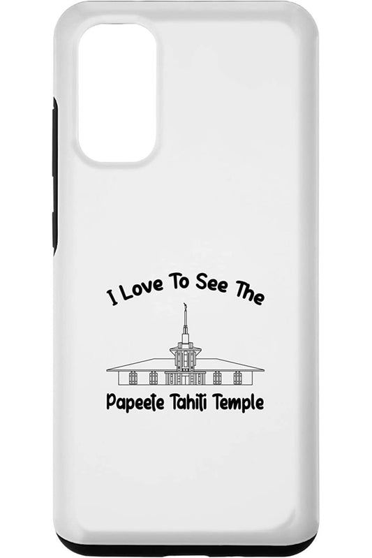 Papeete Tahiti Temple Samsung Phone Cases - Primary Style (English) US