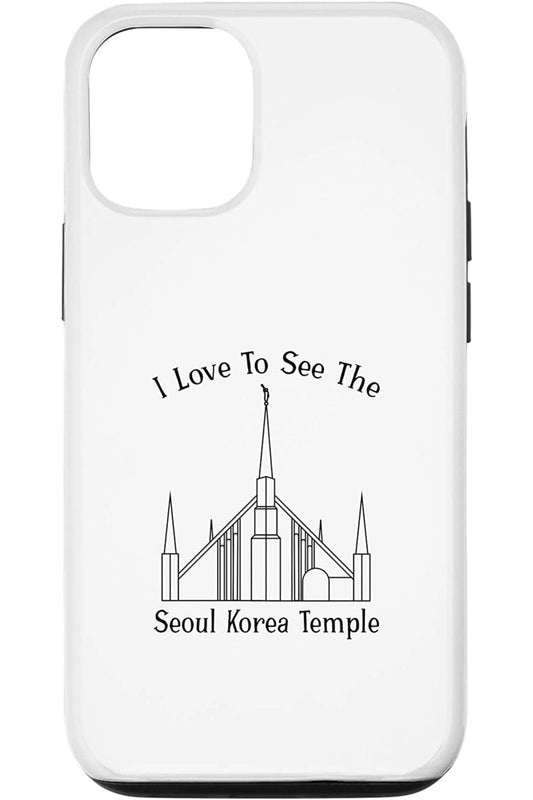 Seoul Korea Temple Apple iPhone Cases - Happy Style (English) US