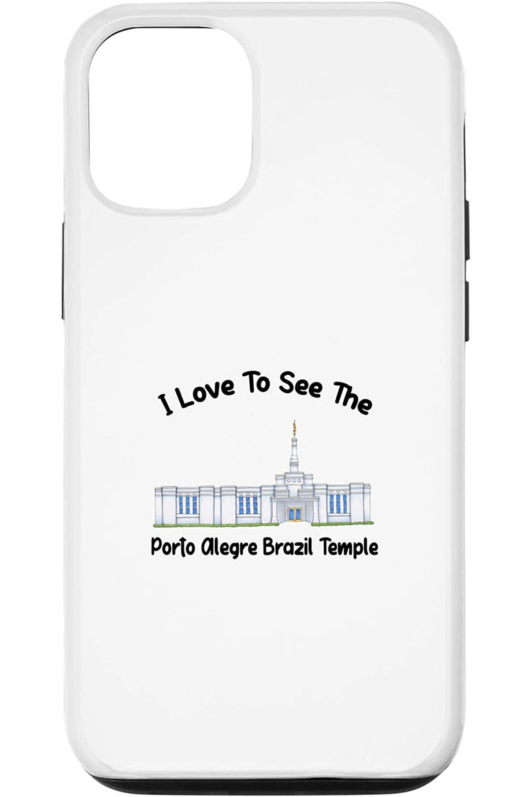 Porto Alegre Brazil Temple Apple iPhone Cases - Primary Style (English) US